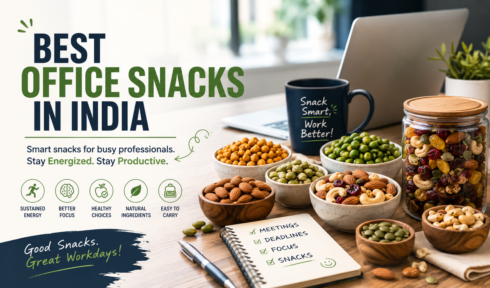 Best Office Snacks in India: Because Your 4 PM Hunger Has Zero Respect for Your Calendar